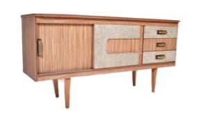 RETRO MID CENTURY FORICA TWO TONE CREDENZA