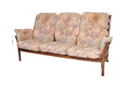ERCOL RENAISSANCE ARMCHAIRS AND SOFA - THREE PIECE SUITE