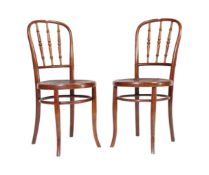 PAIR OF MID 20TH CENTURY BENTWOOD CAFE CHAIRS