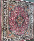 VINTAGE MID 20TH CENTURY MESHED PERSIAN FLOOR RUG