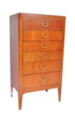RETRO VINTAGE MID 20TH CENTURY TEAK CHEST OF DRAWERS