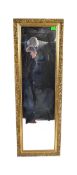 VINTAGE GILT FRAMED RECTANGULAR WALL MIRROR