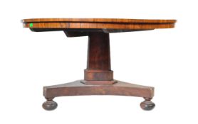 19TH CENTURY REGENCY ROSEWOOD TILT TOP TABLE
