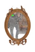 19TH CENTURY GESSO GIRANDOLE WALL MIRROR