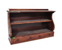 19TH CENTURY REGENCY ROSEWOOD TABLE BOOKCASE