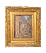 19TH CENTURY ITALIAN SCHOOL PAINTINGS OF RUINS