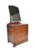 20TH CENTURY JACOBEAN REVIVAL OAK DRESSING CHEST