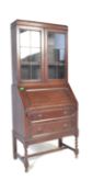 EARLY 20TH CENTURY JACOBEAN REVIVAL BOOKCASE BUREAU
