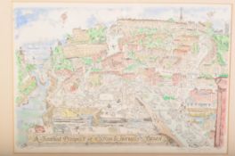MARC VYVYAN JONES - A SIGNED ARTIST PROOF BRISTOL PRINT