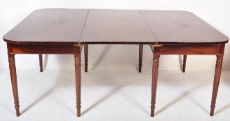REGENCY REVIVAL CIRCA 1800 MAHOGANY DINING TABLE