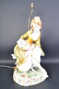VINTAGE ITALIAN CERAMIC LAMP BASE BY D. POLO UIATO