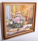 RACHEL HEMMING BRAY - 'SUMMER FLOWERS' STILL LIFE PAINTING