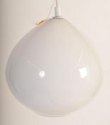 HABITAT - CONTEMPORARY MILK GLASS HANGING CEILING LIGHT