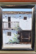 JOSE BARBERA - LATE 20TH CENTURY OIL ON BOARD PAINTING