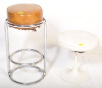 ARKANA MANNER MUSHROOM STOOL & RETRO 70'S BAR STOOL