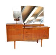 BRITISH MODERN DESIGN - TEAK WOOD DRESSING TABLE CHEST