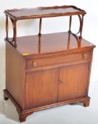 20TH CENTURY GEORGE III MAHOGANY SIDE TABLE