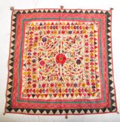 TWO VINTAGE MIDDLE EASTERN HANGING TAPESTRIES