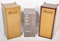 WIN INTERNATIONAL METAL SHOP DISPLAY STORAGE CABINETS