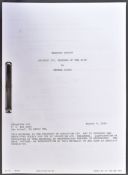 ESTATE OF JEREMY BULLOCH - STAR WARS EPISODE III - BULLOCH'S SCRIPT