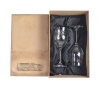 ESTATE OF JEREMY BULLOCH - STAR WARS - PRESENTATION WINE GOBLETS