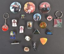 ESTATE OF JEREMY BULLOCH - STAR WARS - ASSORTED KEYRINGS / BADGES