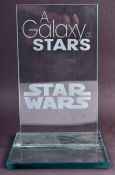 ESTATE OF JEREMY BULLOCH - STAR WARS - GLASS PRESENTATION