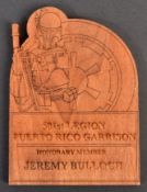 ESTATE OF JEREMY BULLOCH - STAR WARS - 501ST LEGION PLAQUE