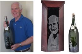 ESTATE OF JEREMY BULLOCH - JEROBOAM OF WINE IN CUSTOM CASE