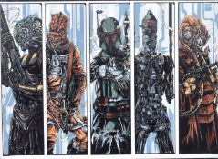 ESTATE OF JEREMY BULLOCH - STAR WARS - BOUNTY HUNTER 16X12