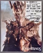 ESTATE OF JEREMY BULLOCH - SALA BAKER - LOTR SIGNED 8X10
