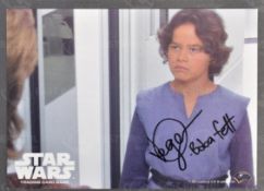 ESTATE OF JEREMY BULLOCH - STAR WARS - DANIEL LOGAN AUTOGRAPH