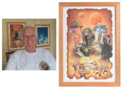 ESTATE OF JEREMY BULLOCH - STAR WARS - ARTWORK PAINTING