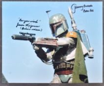 ESTATE OF JEREMY BULLOCH - BOBA FETT - DUAL SIGNED 8X10