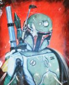 ESTATE OF JEREMY BULLOCH - STAR WARS - BOBA FETT ARTWORK