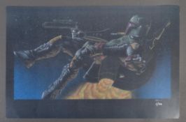 ESTATE OF JEREMY BULLOCH - STAR WARS - BOBA FETT ARTWORK