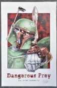 ESTATE OF JEREMY BULLOCH - STAR WARS - BOBA FETT ARTWORK