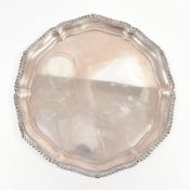 VICTORIAN HALLMARKED SILVER TRAY SALVER