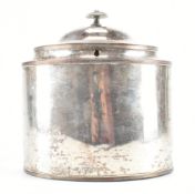 GEORGE III OLD SHEFFIELD PLATE TEA CADDY
