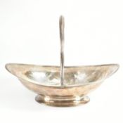 HALLMARKED GEORGE III LARGE BASKET FRUIT BOWL