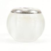 HALLMARKED SILVER & GLASS VESTA VASE