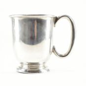 HALLMARKED SILVER MUG CUP
