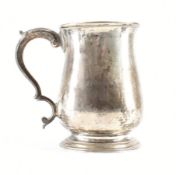 HALLMARKED SILVER & GILT TANKARD MUG