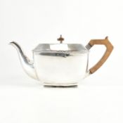 HALLMARKED ART DECO SILVER TEAPOT