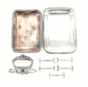 COLLECTION OF SILVER PLATED WARES