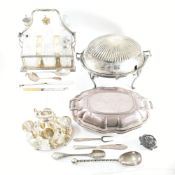 COLLECTION OF 19TH 20TH CENTURY SILVER PLATED WARES