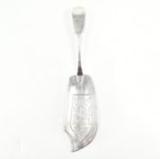 GEORGIAN WILLIAM IV HALLMARKED SILVER FISH SLICE SERVER
