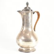 GEORGE III HALLMARKED SILVER COFFEE POT