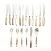 WILKINS 800 SILVER HANDLES CUTLERY