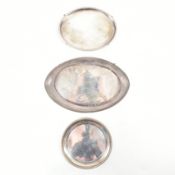 GEORGE III OLD SHEFFIELD PLATE SALVERS TRAYS